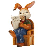 Rabbit Uncle with Pipe