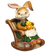Rabbit Grandma in Rocking Chair
