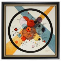 Porcelanowy obraz Circles in a Circle 59 x 59 cm Wassily Kandinsky Goebel