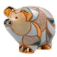 Figurka Mała świnka w paski 6 cm De Rosa Rinconada
