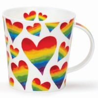 Kubek Cairngorm Rainbow Hearts 480ml Dunoon