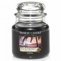 Świeca średnia Yankee Candle Black Coconut
