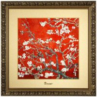 Obraz Almond Tree Red 68x68cm Vincent van Gogh Goebel