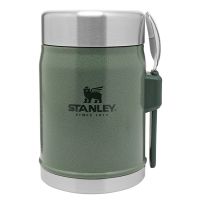 Termos obiadowy ze sztućcem stalowy Classic zielony 0,4l Stanley