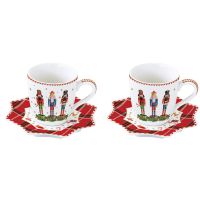 Filiżanki espresso Vintage Nutcracker 100 ml 2szt. Easy Life