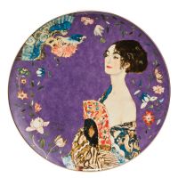 Talerz ścienny \'Lady with Fan\' śr. 36 cm Gustaw Klimt Goebel
