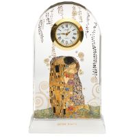 Zegar Pocałunek 11cm Gustaw Klimt Goebel
