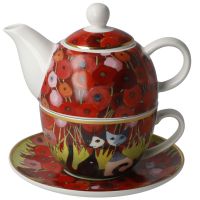 Tea for one Innamorati tra i papaveri 350ml Rosina Wachtmeister Goebel