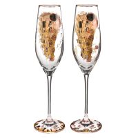 Kieliszek do szampana Pocałunek Gustaw Klimt Goebel