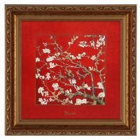 Obraz Almond Tree red 31,5 x 31,5 cm Vincent van Gogh Goebel