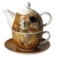 Tea for one Pocałunek 350ml Gustav Klimt Goebel