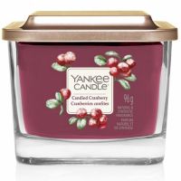 Świeca kwadratowa mała Candied Cranberry Yankee Candle