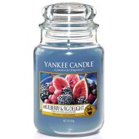 Świeca duża Yankee Candle Mulberry & Fig Delight