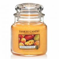 Świeca średnia Yankee Candle Mango Peach Salsa