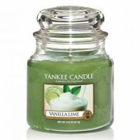 Świeca średnia Yankee Candle Vanilla Lime