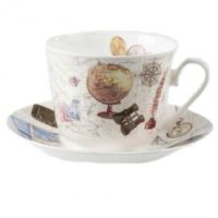 Filiżanka śniadaniowa Pastimes Globusy 450ml Roy Kirkham  Filiżanka śniadaniowa Pastimes Globusy 450ml Roy Kirkham