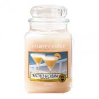 Świeca duża Yankee Candle Peaches Cream