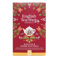 Herbata prezentowa Black Tea & Ginger with Peach 20 saszetek English Tea Shop