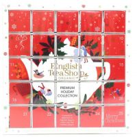 Herbaciany Kalendarz Adwentowy red puzzle 25 piramidek English Tea Shop